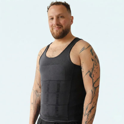 SculptWear™ – Camiseta interior moldeadora para hombre