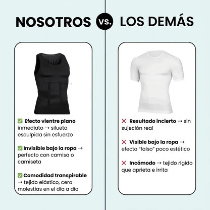 SculptWear™ – Camiseta interior moldeadora para hombre