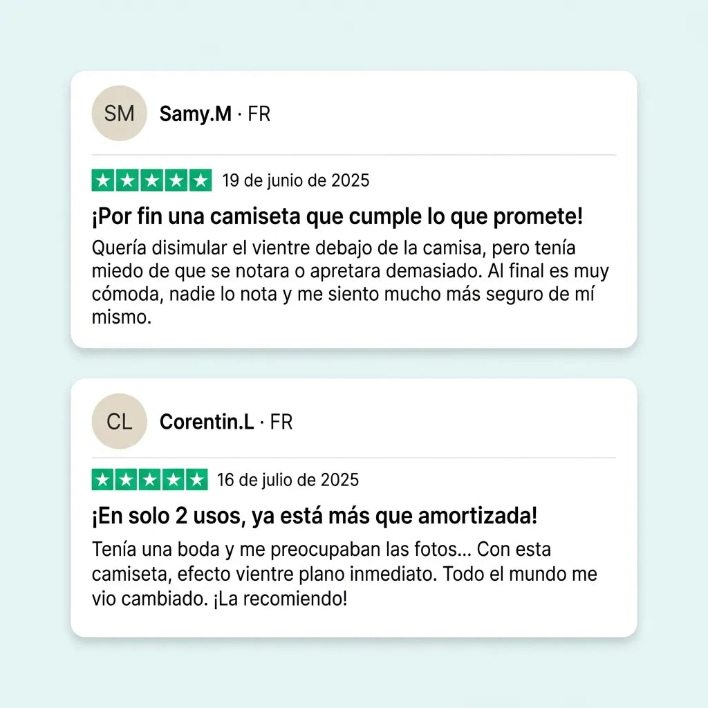 SculptWear™ – Camiseta interior moldeadora para hombre