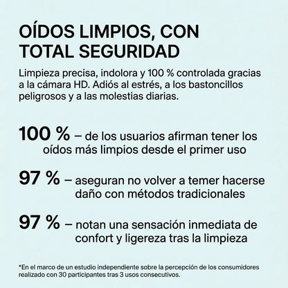 OryaneCam™: limpiador de oídos inteligente