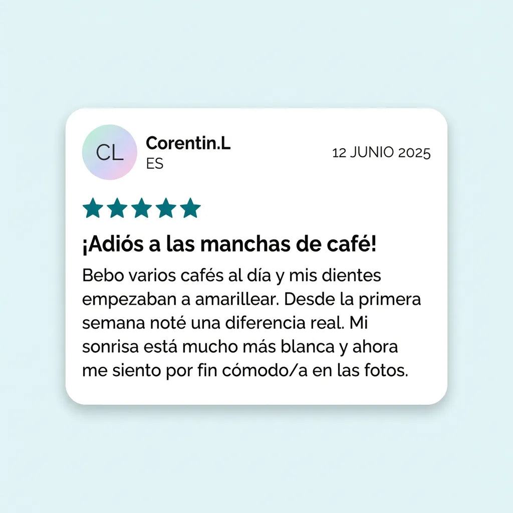 Cepillo sónico anti-manchas – Café, té y tabaco