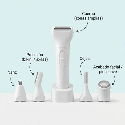 SkinEase™ – Maquinilla de afeitar 5 en 1