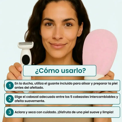SkinEase™ – Maquinilla de afeitar 5 en 1