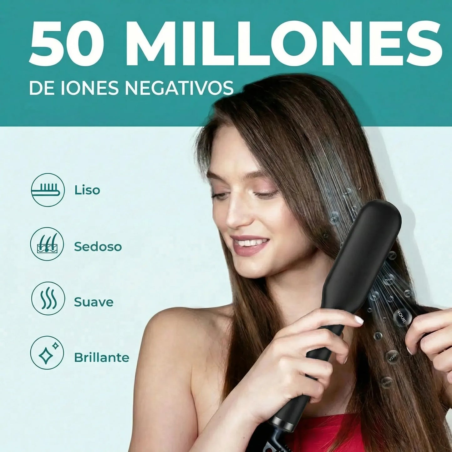 Brushy™ - Cepillo alisador compacto