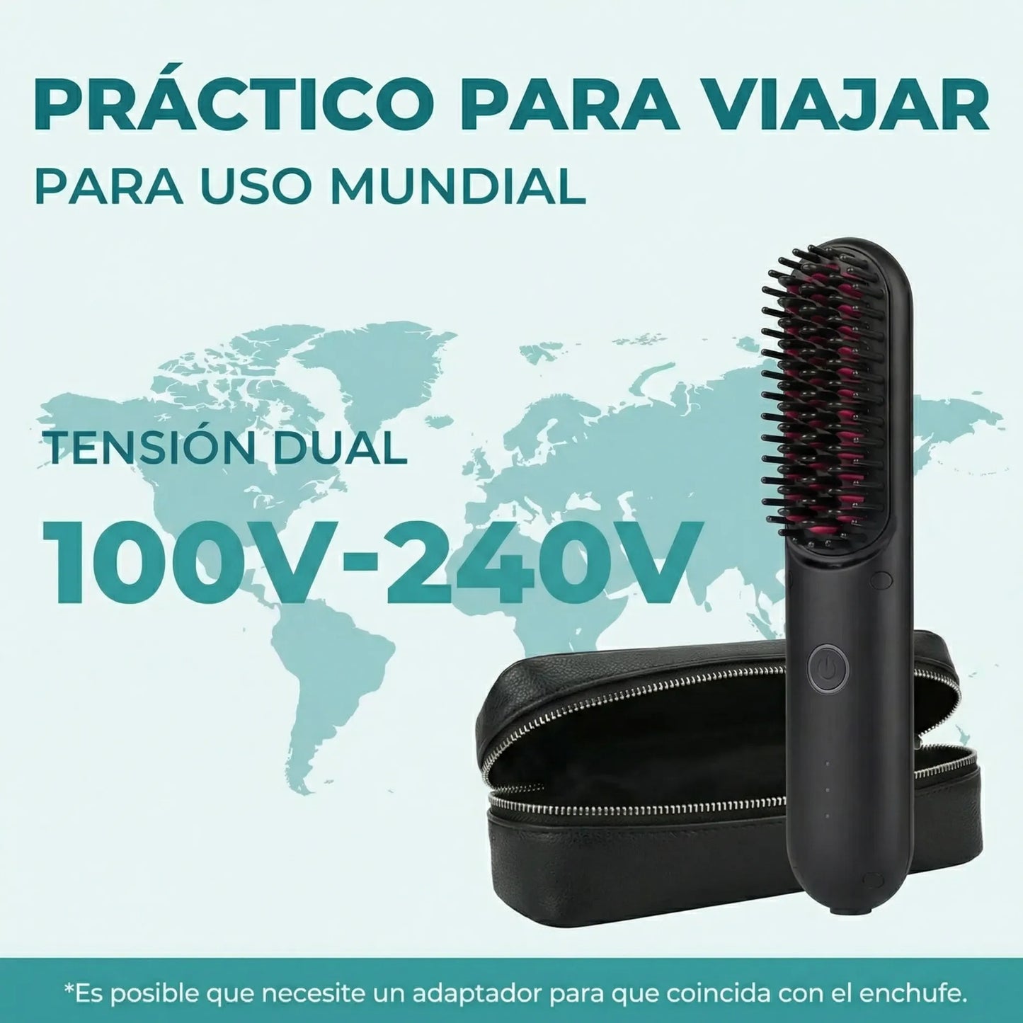Brushy™ - Cepillo alisador compacto