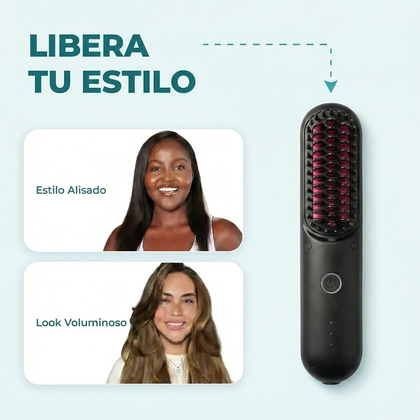 Brushy™ - Cepillo alisador compacto